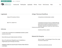 Tablet Screenshot of inpecon.com.br